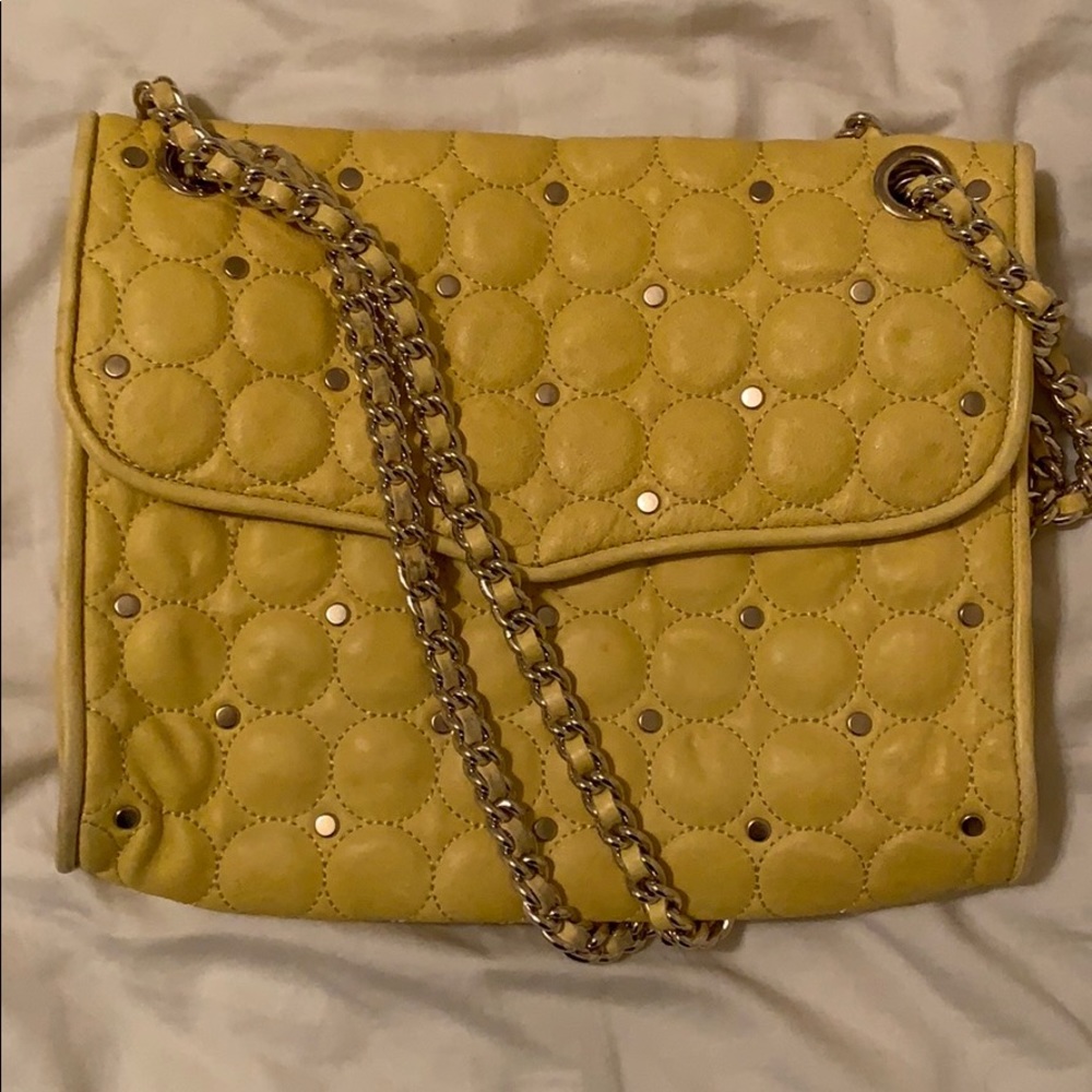 Rebecca Minkoff “Quilted Affair” Yellow bag